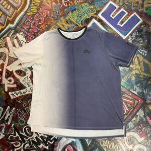 Nike Air Gradient Split Tee - Purple & White, Men’s Size XL - Unisex